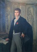 Willy Baron von Plessen Bildnis des Grafen Anton von Belderbusch oil painting on canvas